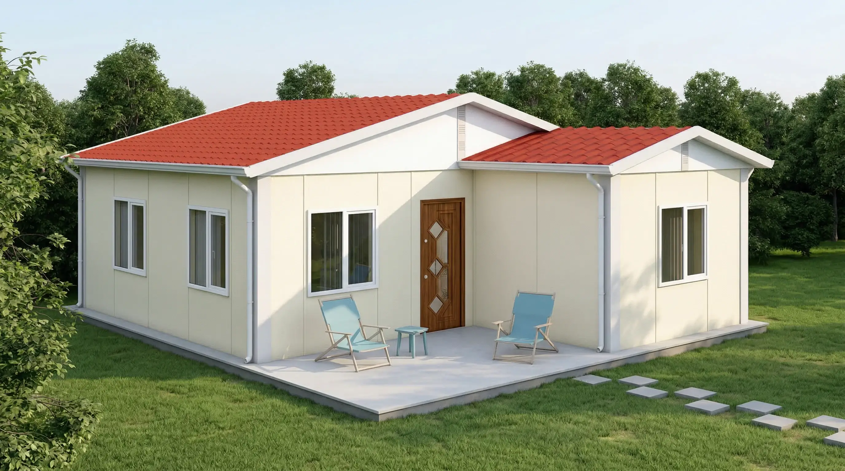 49 m2 Tek Katlı Prefabrik Ev
